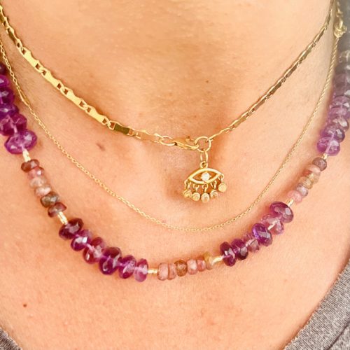 améthyste tourmaline