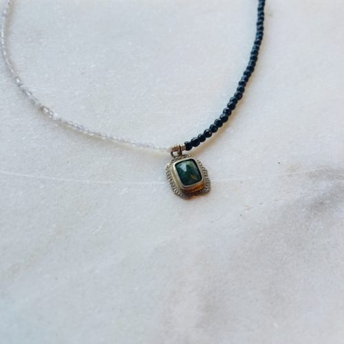 collier tourmaline verte