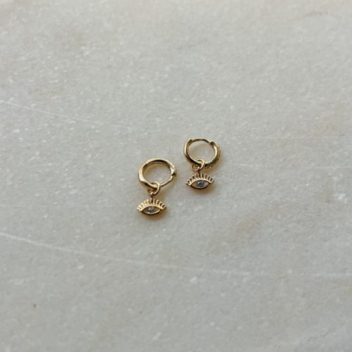 boucles d'oreilles oeil