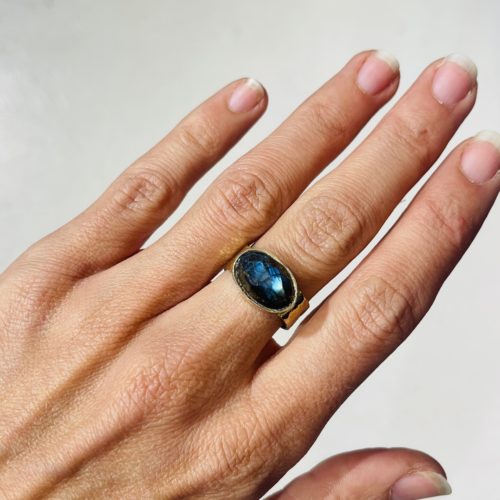 bague labradorite