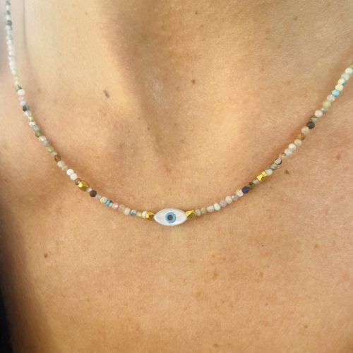 collier pierre précieuse